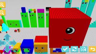 Making ALL the numberblocks using Draw Bricks 1 to 1 thousand [upl. by Ralston]