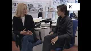 1990s Karen Mulder Interview Model Fashion [upl. by Nutsud]