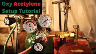 OxyAcetylene Regulator Setup Tutorial [upl. by Drye]