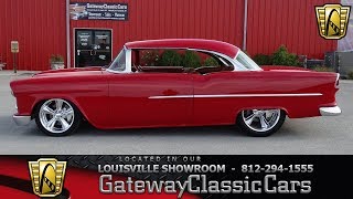 1955 Chevrolet Bel Air Pro Touring  Louisville Showroom  Stock  1683 [upl. by Ahsertal]