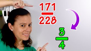 EASY WAY TO SIMPLIFY BIG FRACTIONS [upl. by Nekcerb230]