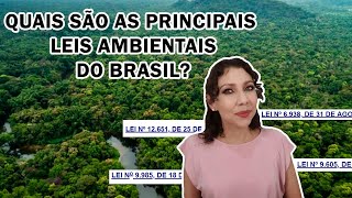 Quais são as principais LEIS AMBIENTAIS do BRASIL 64 [upl. by Imugem]