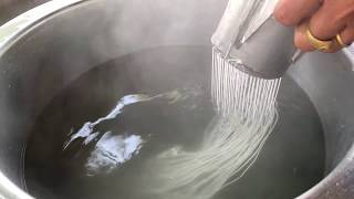 Thai Rice Flour Noodles Recipe [upl. by Nahta653]