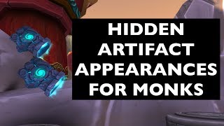 Hidden Artifact Appearances for Monks Hidden Potential  WoW Guide [upl. by Nniw]