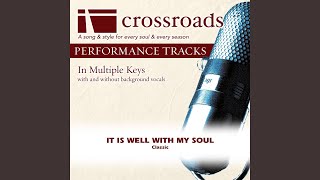 It is Well with My Soul Performance Track with Background Vocals in A [upl. by Hilaire26]