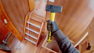 We have to DESTROY before we can REBUILD our Boat  Week 17 PART I  Vintage Yacht Restoration Vlog [upl. by Fern]