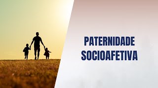 Paternidade socioafetiva [upl. by Eralc587]