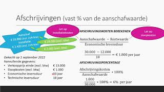 Afschrijvingen  Bedrijfseconomie  havo  vwo [upl. by Shishko]