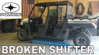 Polaris Ranger Shift Cable Replacement [upl. by Darsey106]