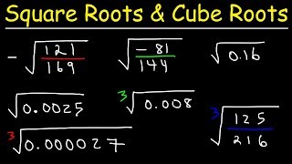 Square Roots and Cube Roots [upl. by Aldin]