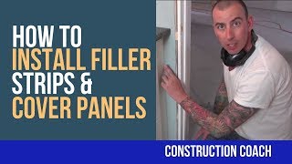 Cabinets 101 How to install Filler Strips amp Cover Panels  DIY [upl. by Long408]