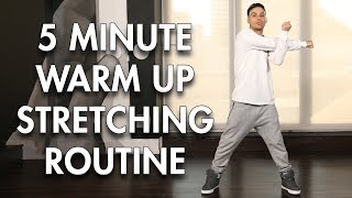 5 minute Warm up  Stretching Routine Dance Tutorial  MihranTV [upl. by Leirad]