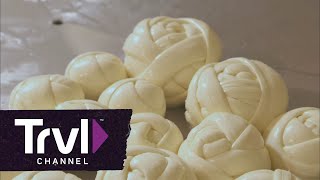 Andrew Zimmern Makes Oaxacan String Cheese  Bizarre Foods with Andrew Zimmern  Travel Channel [upl. by Egwan]