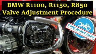 BMW R1100 R1150 amp R850 Valve Adjustment Procedure [upl. by Alyssa]