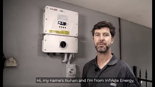 How to restart your SolarEdge Inverter  Infinite Energy  Support [upl. by Eixor]