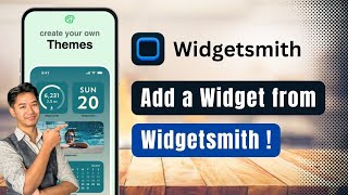 How to Add a Widget from Widgetsmith [upl. by Peterman172]