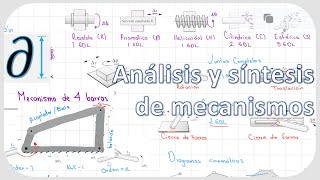 1 Conceptos básicos eslabones juntas y diagramas cinemáticos CURSO MECANISMOS [upl. by Henry]