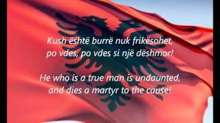 Albanian National Anthem  quotHymni I Flamuritquot SQEN [upl. by Cheri]