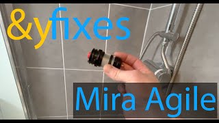 HOW TO FIX Mira Agile Mixer Cartrtidge Replacement Guide [upl. by Inanak]