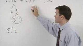 Adding and Subtracting Radicals  MathHelpcom [upl. by Noimad]