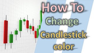 How To Change Candlestick amp Background Color On Mt4 Chart [upl. by Amehsat]