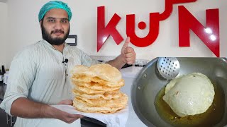 Poori Recipe  Soft Puffy and Round Puri Recipe  Easy Nashty wali Halwa Poori Easy Tips [upl. by Pearla799]