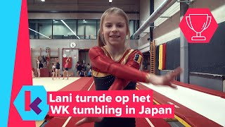 Lani haalde een vijfde plaats op het WK tumbling [upl. by Charmine]