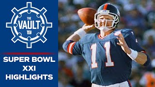 Phil Simms Leads Giants to Super Bowl XXI Victory vs Broncos  New York Giants Highlights [upl. by Son]