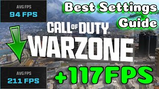 BEST Warzone MW3 MWZ PC Graphics Settings Guide Optimize MAX FPS and Visibility [upl. by Prochoras446]