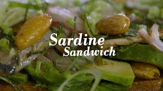 How to Make Gabrielle Hamiltons Sardine Sandwich [upl. by Hallimaj]