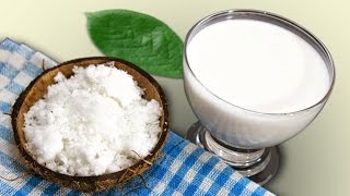 How to make Coconut Milk at home [upl. by Aicatsue]