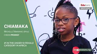 Edubanc Spotlight Meet Chiamaka Michelle Nwankwo Chess Prodigy [upl. by Britt]