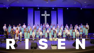 RISEN  Easter song CrossLight Childrens Choir Live [upl. by Valdes]