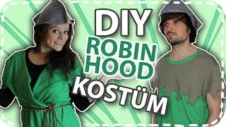 DIY KarnevalsFaschings Kostüm  Robin Hood DoItEsther [upl. by Ainoek]