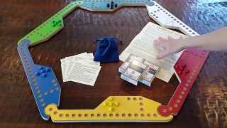 Marbles and Jokers 6Player Game by Wizard Woodworks [upl. by Garv]