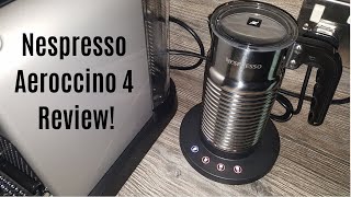 Nespresso Aeroccino 4 Milk Frother Review  Worth upgrading from the Aeroccino 3 [upl. by Ratep770]