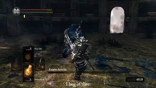 Artorias Fight With Artorias Dialogue [upl. by Arretak]