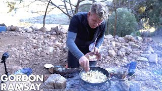 Gordon Ramsay Makes A Mushroom Omelette In Morocco  Scrambled [upl. by Asereht190]