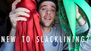 BEGINNER SLACKLINING WHAT TO GET [upl. by Daniela]