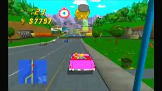 The Simpsons Road Rage PS2 Gameplay [upl. by Levania]