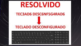 Teclado Desconfigurado Windows 10  2021 [upl. by Sikram]