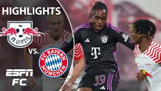 RB Leipzig vs Bayern Munich  Bundesliga highlights  ESPN FC [upl. by Nylegna]