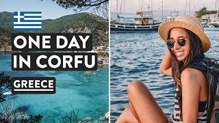 CORFU 🇬🇷 Paradise In 24 Hours  Best Beaches amp Old Town  Greece Travel Vlog [upl. by Dianna247]