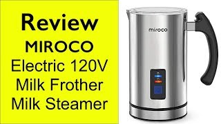 Review Miroco Milk Frother  How to make froth milk at home [upl. by Templer]