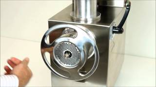 Meat Mincer  How to Set Up your Commercial Mincer [upl. by Haelhsa]