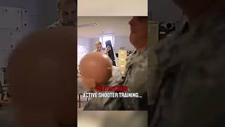 Military base active shooter scenario training‼️🤯 military army combat war [upl. by Elvie98]