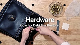 How to Repair Your Coach Hardware  Coach x Debi The Restorer [upl. by Sellig]