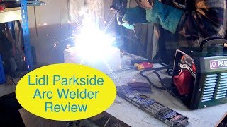 Lidl Parkside Arc Welder review PESG 120 B3 [upl. by Oribella]