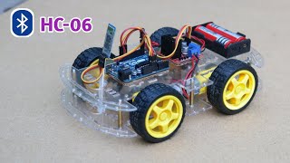 How To Make Arduino Bluetooth Controlled Car  At Home [upl. by Anavlys]