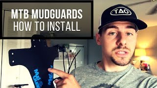 Mudguard MTB Review  HOWTo Video amp Installation [upl. by Herold]